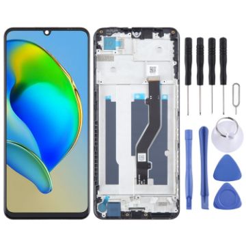 ZTE Blade V40 Vita 8045 LCD Screen Digitizer Assembly with Frame - 1
