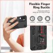 Vivo V29e 5G Black Armor Finger Loop Holder Phone Case - 5