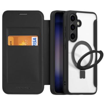 Samsung Galaxy S24 5G DUX DUCIS Skin X Pro Series Leather Phone Case - 1