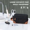 Picture of Large Capacity Men Toiletry Storage Bag Travel Portable Storage Bag Makeup Bag, Color: Coffee