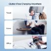 JOYROOM S-IW007 3 in 1 USB to Dual 8 Pin + Magnetic Watch Wireless Charging Data Cable - 7