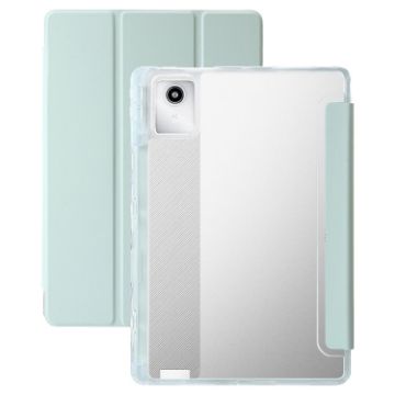 Clear Acrylic 3-Fold Leather Tablet Case for Lenovo Tab M11/Xiaoxin Pad 11 - 1