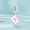 Picture of SCC2718 S925 Sterling Silver Lucky Fortune Mahjong DIY Pendant