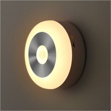 Picture of Smart Sensor Night Light Infrared Sensor Corridor Aisle Light, Spec: Charging Model (Warm White)