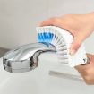 Picture of Bendable Bathroom Tile Crevice Brush Household Soft Bristles Faucet Curved Brush (White)