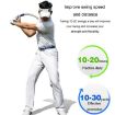 Picture of PGM HGB025 Golf Power Rope Swing Rhythmic Training Rope Indoor/Outdoor Exerciser (White Blue)