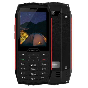 Picture of HAMTOD H3 Rugged Phone, EU Version, 2.8 inch T107 ARM CortexTM A7 Quad-core 1.0GHz, Network: 4G, VoLTE, BT, SOS (Red)