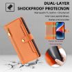 Samsung Galaxy A13 4G Sheep Texture Cross-body Zipper Wallet Leather Phone Case - 4