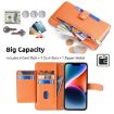 Samsung Galaxy A03 Orange Leather Cross-body Wallet Case - 2