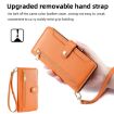 Samsung Galaxy A03s Sheep Texture Cross-body Zipper Wallet Leather Phone Case - 6