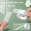 Picture of 6 Rolls Width 1.2cm x Length 15m Deli Small High Viscosity Office Transparent Tape Student Stationery Tape