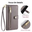 Samsung Galaxy A51 5G Sheep Texture Cross-body Zipper Wallet Leather Phone Case - 3
