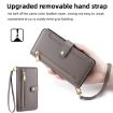 Samsung Galaxy A51 5G Sheep Texture Cross-body Zipper Wallet Leather Phone Case - 6
