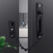 Door Buckle Security Chain Anti-burglary Latch - Matte Black - 2