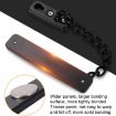 Door Buckle Security Chain Anti-burglary Latch - Matte Black - 4
