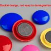 Picture of 30pcs/Box 40mm Round Colorful Conference Teaching Whiteboard Paper Magnetic Buckle
