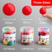 Picture of 50pcs/Box 30mm Round Colorful Conference Teaching Whiteboard Paper Magnetic Buckle