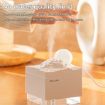 Picture of Moon Meteorite Mini Humidifier With Colorful Night Light (White)