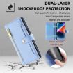 Samsung Galaxy M33 5G Blue Leather Cross-body Wallet Case - 4