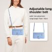 Samsung Galaxy M33 5G Blue Leather Cross-body Wallet Case - 7