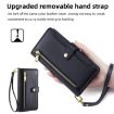 Samsung Galaxy M33 5G Cross-body Zipper Wallet Leather Phone Case - 6