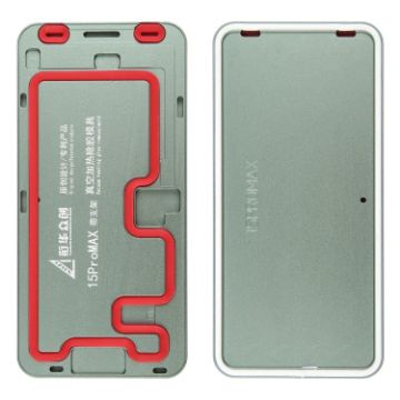 Picture of For iPhone 15 Pro Max LCD Screen Frame Vacuum Heating Glue Removal Mold with Holder