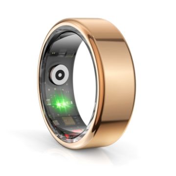 Picture of R02 SIZE 11 Smart Ring, Support Heart Rate/Blood Oxygen/Sleep Monitoring/Multiple Sports Modes (Gold)