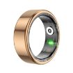 R02 SIZE 9 Smart Ring - Heart Rate/Blood Oxygen/Sleep Monitor - Gold - 2