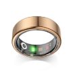 R02 SIZE 9 Smart Ring - Heart Rate/Blood Oxygen/Sleep Monitor - Gold - 4