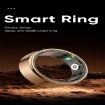 R02 SIZE 9 Smart Ring - Heart Rate/Blood Oxygen/Sleep Monitor - Gold - 5