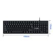T-WOLF 104-keys USB Wired Keyboard (T15) - 3