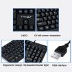 T-WOLF 104-keys USB Wired Keyboard (T15) - 4