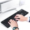 T-WOLF 104-keys USB Wired Keyboard (T15) - 7