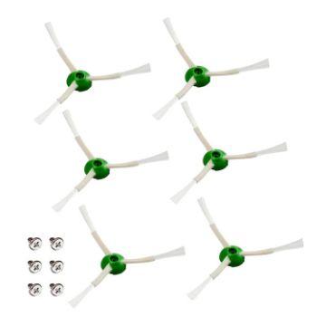 Picture of JUNSUNMAY 6pcs/Pack For iRobot I&E&J Series Sweeper Triangle Side Brush Replacement