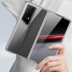 For Honor Magic V2 RSR Porsche Design Transparent Electroplating Folding Phone Case Silver - 5