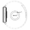 Samsung Galaxy Fit 3 SM-R390 Rose Gold Metal Watch Band - 8