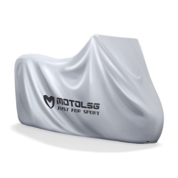 Picture of MOTOLSG Motorcycle Waterproof Sunproof Dustproof Thickening Cover, Size:XXL (Silver)