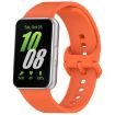 Samsung Galaxy Fit 3 SM-R390 Silicone Watch Band - Orange - 1