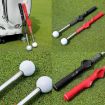 Picture of PGM HGB022 Golf Retractable Swing Practice Stick Indoor Golf Sound Assistant Practitioner (Red)