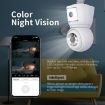 Picture of ESCAM QF202 E27 2x2MP Dual Lens Motion Detection Waterproof WiFi IP Two Way Audio Night Vision Camera (White)