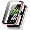 Samsung Galaxy Fit 3 SM-R390 PC + Tempered Glass Film Integrated Watch Protective Case (Pink) - 1