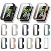 Samsung Galaxy Fit 3 SM-R390 PC + Tempered Glass Film Integrated Watch Protective Case (Pink) - 5