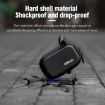 Picture of For DJI MIC 2 STARTRC Diamond Texture PU Portable Carry Case with Carabiner & Strap (Black)
