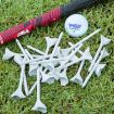 Picture of 20pcs/Box PGM QT031 83mm Golf Ball Tee 10 Degree Angled Ball Spike Aiming Arrow