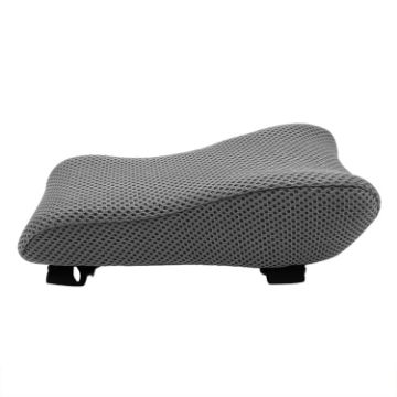 Picture of Curve Three-dimensional Support Memory Foam Office Chair Armrest Pad, Color: Gray Grid