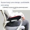 Memory Foam Office Chair Armrest Pad - Black - 5