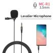 Picture of JMARY MC-R1 Phone Laptop Recording Interview Lavalier Mic 3.5mm Mini Microphone
