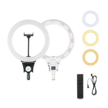 Picture of JMARY FM-12R Photography LED Fill Light 12-inch Video Recording Ring Light (EU Plug)