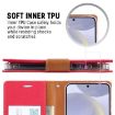 Samsung Galaxy S24 Ultra 5G Green Fabric Texture Flip Leather Phone Case - 5
