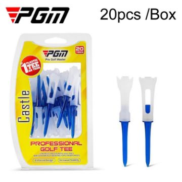 Picture of 20pcs/Box PGM QT026 83mm Golf Ball Tee Competition Spike Ball Holder (Blue)